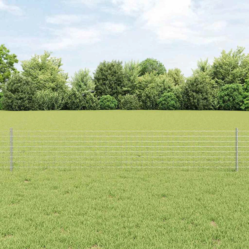Įmontuotas tvoros stulpas 44 vnt. Sidabrinė 80 cm