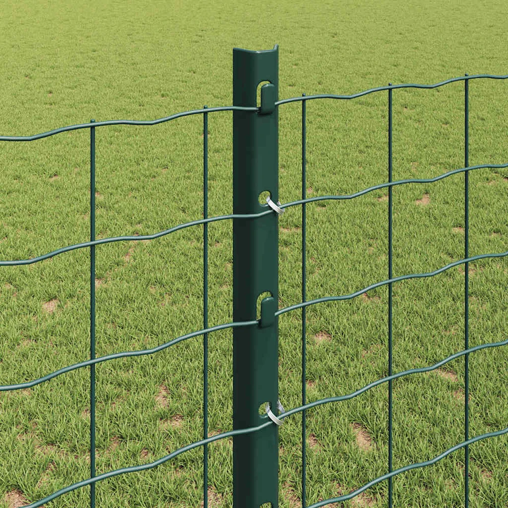 Įmontuotas tvoros stulpas 44 vnt. Žalia 160 cm