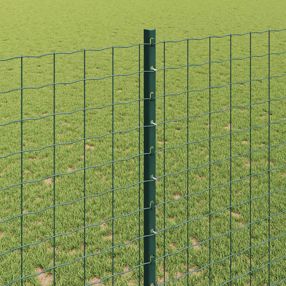 Įmontuotas tvoros stulpas 44 vnt. Žalia 180 cm