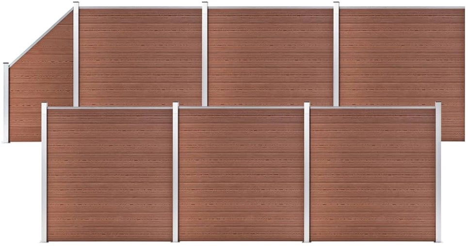 Tvoros rinkinys, rudos spalvos, 1138x186cm, WPC