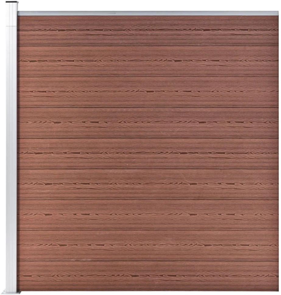 Tvoros rinkinys, rudos spalvos, 446x186cm, WPC