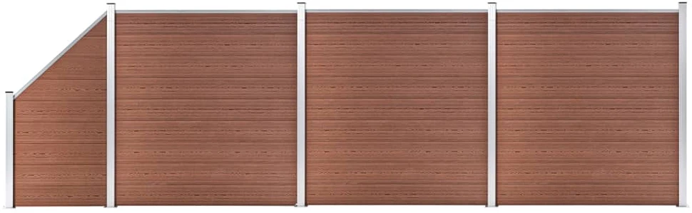 Tvoros rinkinys, rudos spalvos, 619x186cm, WPC