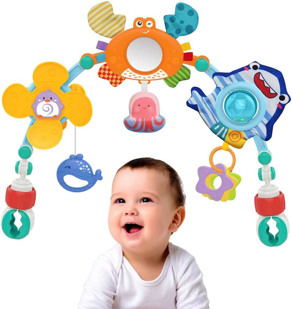 Woopie Baby WOOPIE Žaislas su Lanku - Universali Pakaba su Jūriniais Žaislais