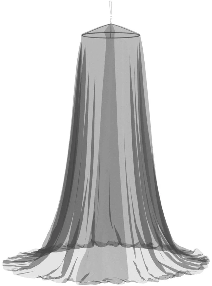 Uodų tinklas lovai 156 mesh Juoda ⌀56 x 220 cm Poliesteris