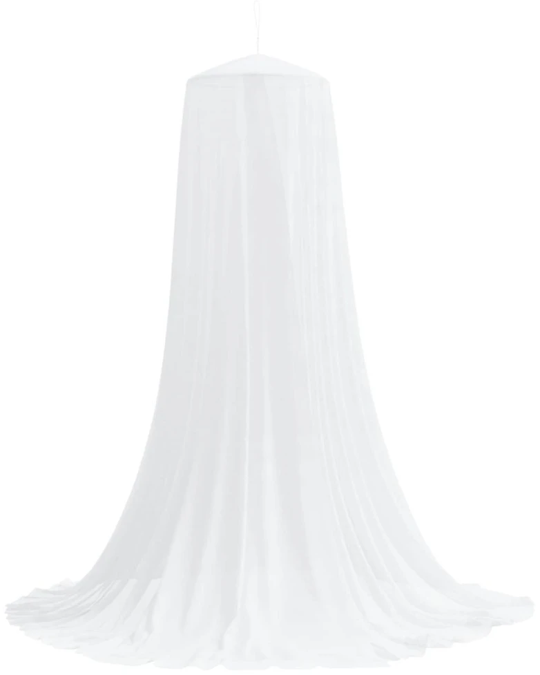Uodų tinklas lovai 3 vnt. 156 mesh Balta ⌀56 x 220 cm