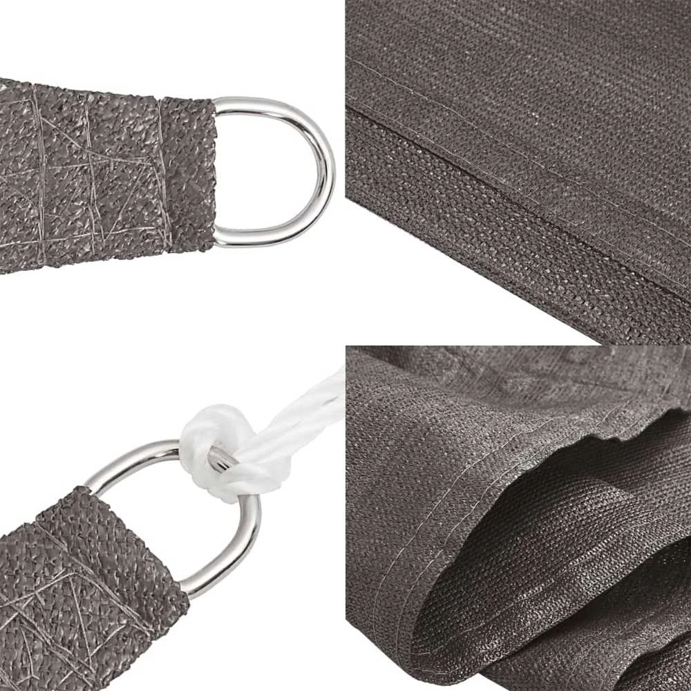 Uždanga nuo saulės, antracito spalvos, 3x4m, HDPE, 160g/m²