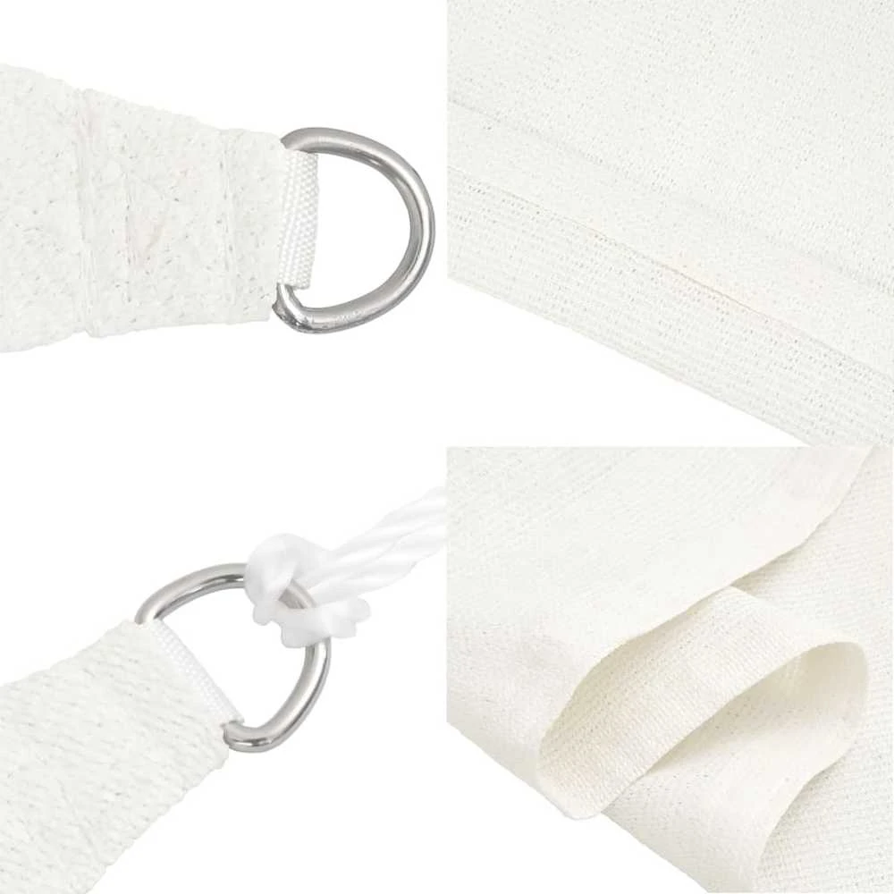 Uždanga nuo saulės, baltos spalvos, 5x5m, HDPE, 160g/m²