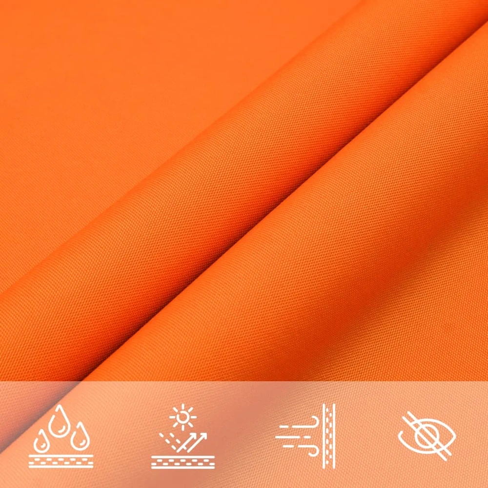 Uždanga nuo saulės, oranžinė,2x2m, oksfordo audinys, kvadratinė