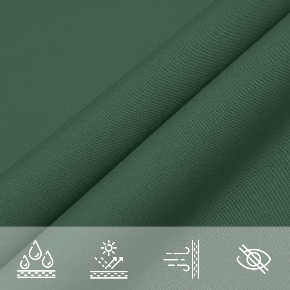 Uždanga nuo saulės, tamsiai žalia, 4x5x6,4m, oksfordo audinys