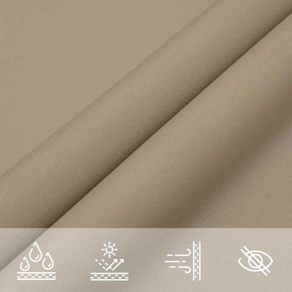 Uždanga nuo saulės, taupe, 3x6m, oksfordo audinys, stačiakampė