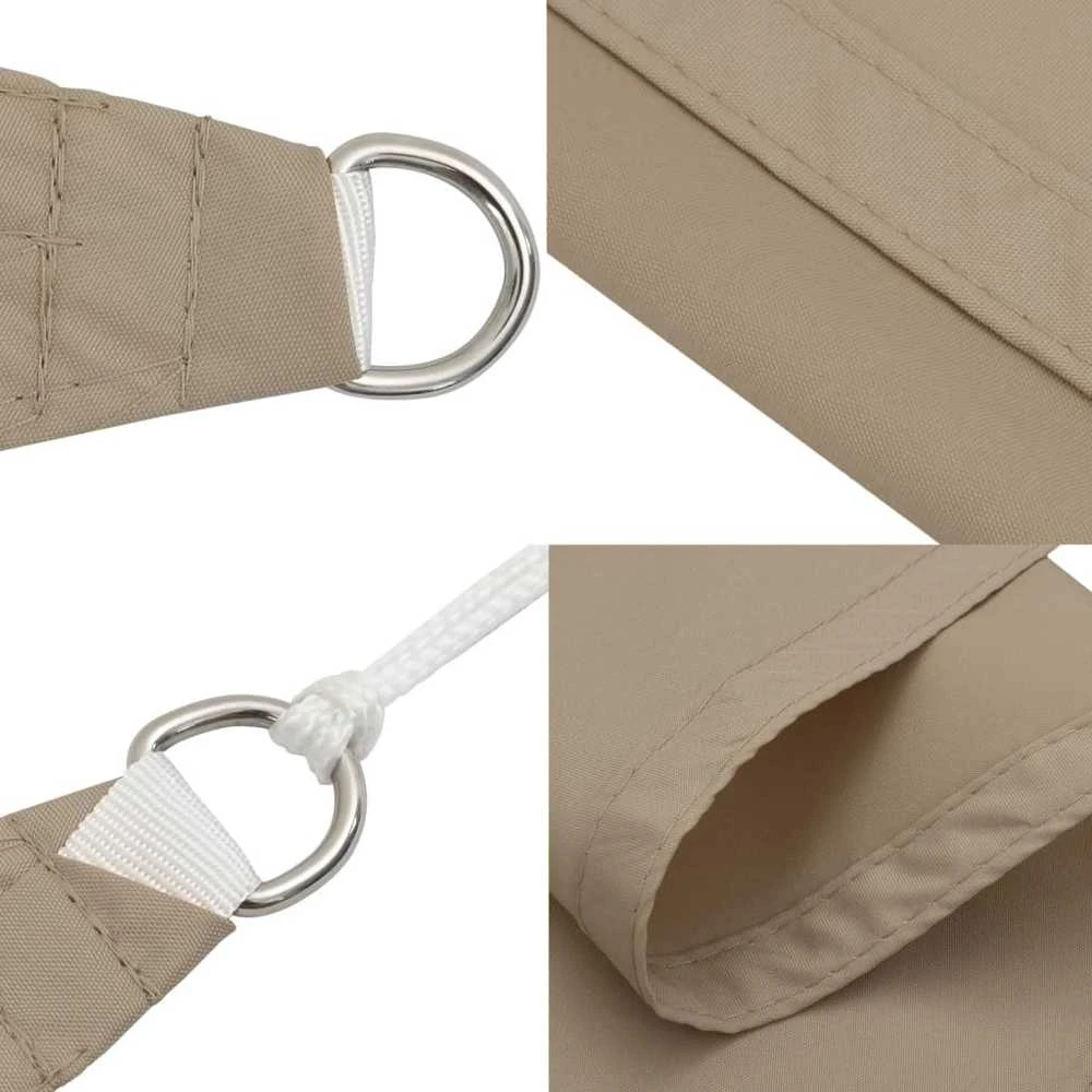 Uždanga nuo saulės, taupe, 5x7x7m, oksfordo audinys, trikampė