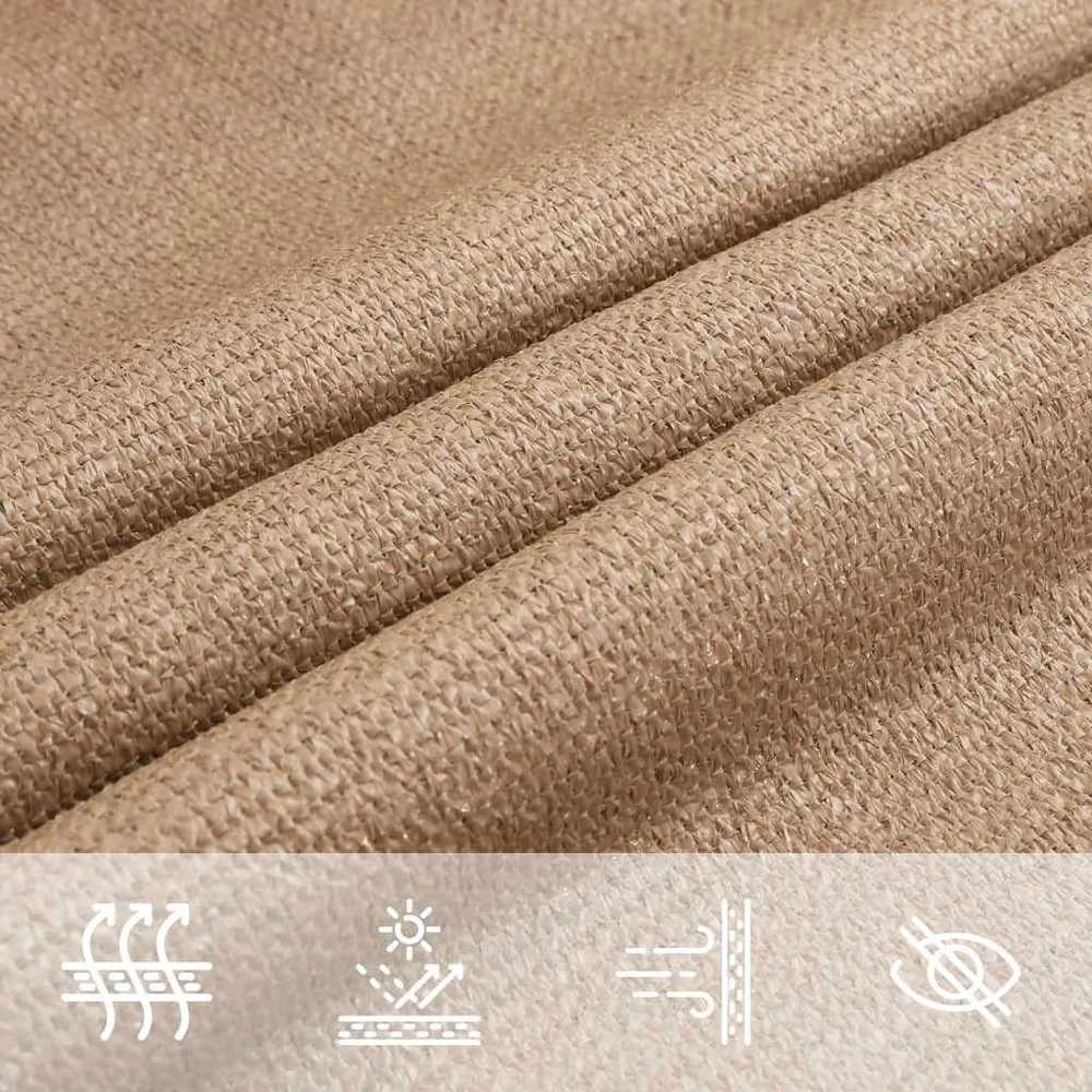 Uždanga nuo saulės, taupe spalvos, 2,5x4,5m, HDPE, 160g/m²