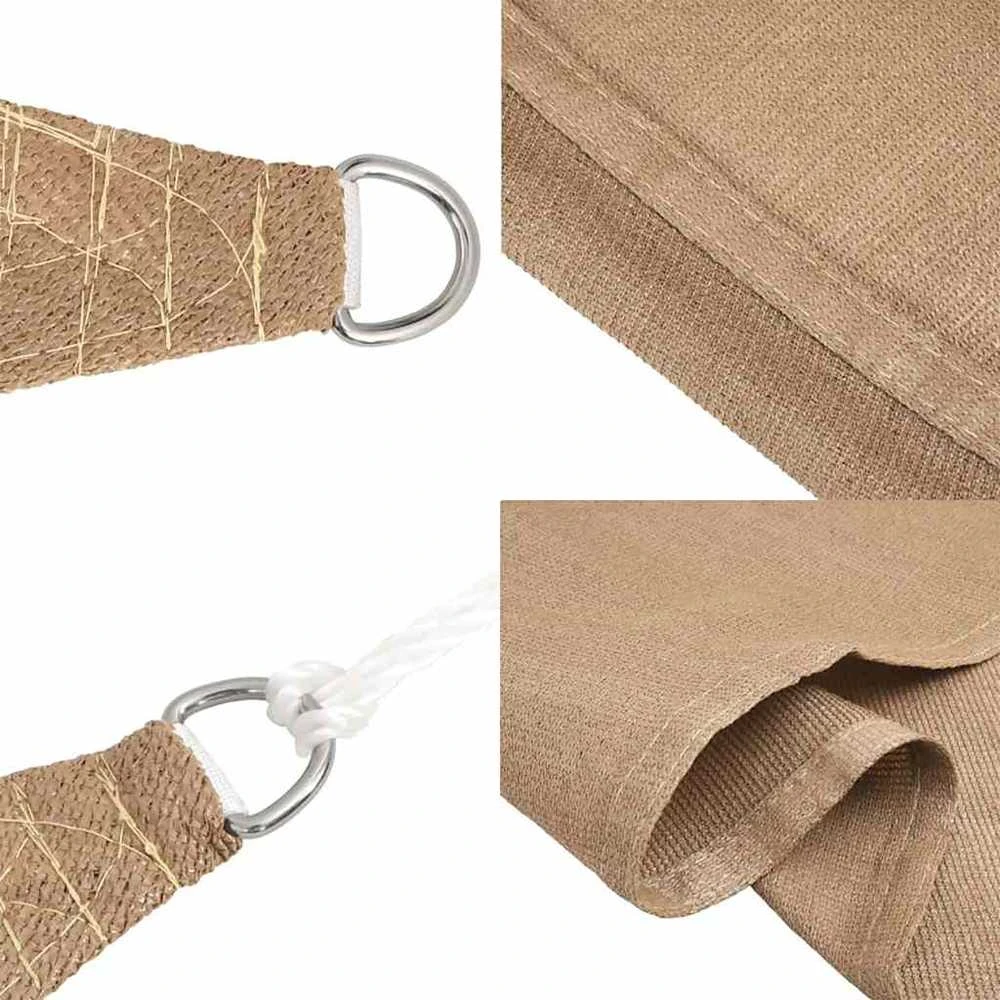 Uždanga nuo saulės, taupe spalvos, 2x3m, HDPE, 160g/m²