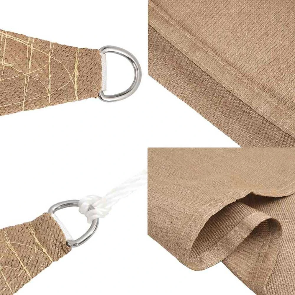 Uždanga nuo saulės, taupe spalvos, 4/5x4m, HDPE, 160g/m²