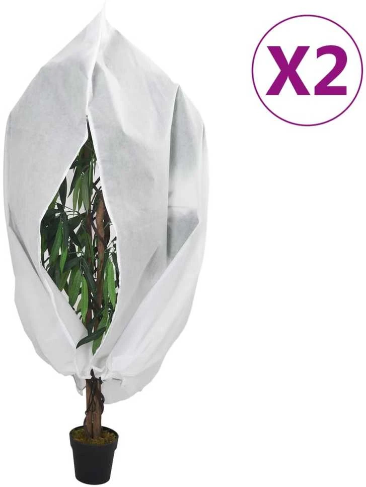 Uždangalai augalams su užtrauktukais, 2vnt., 3,93x3,5m, 70g/m²