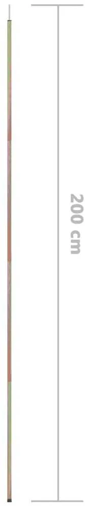 Uždangos nuo saulės stulpas, 200cm, galvanizuotas plienas