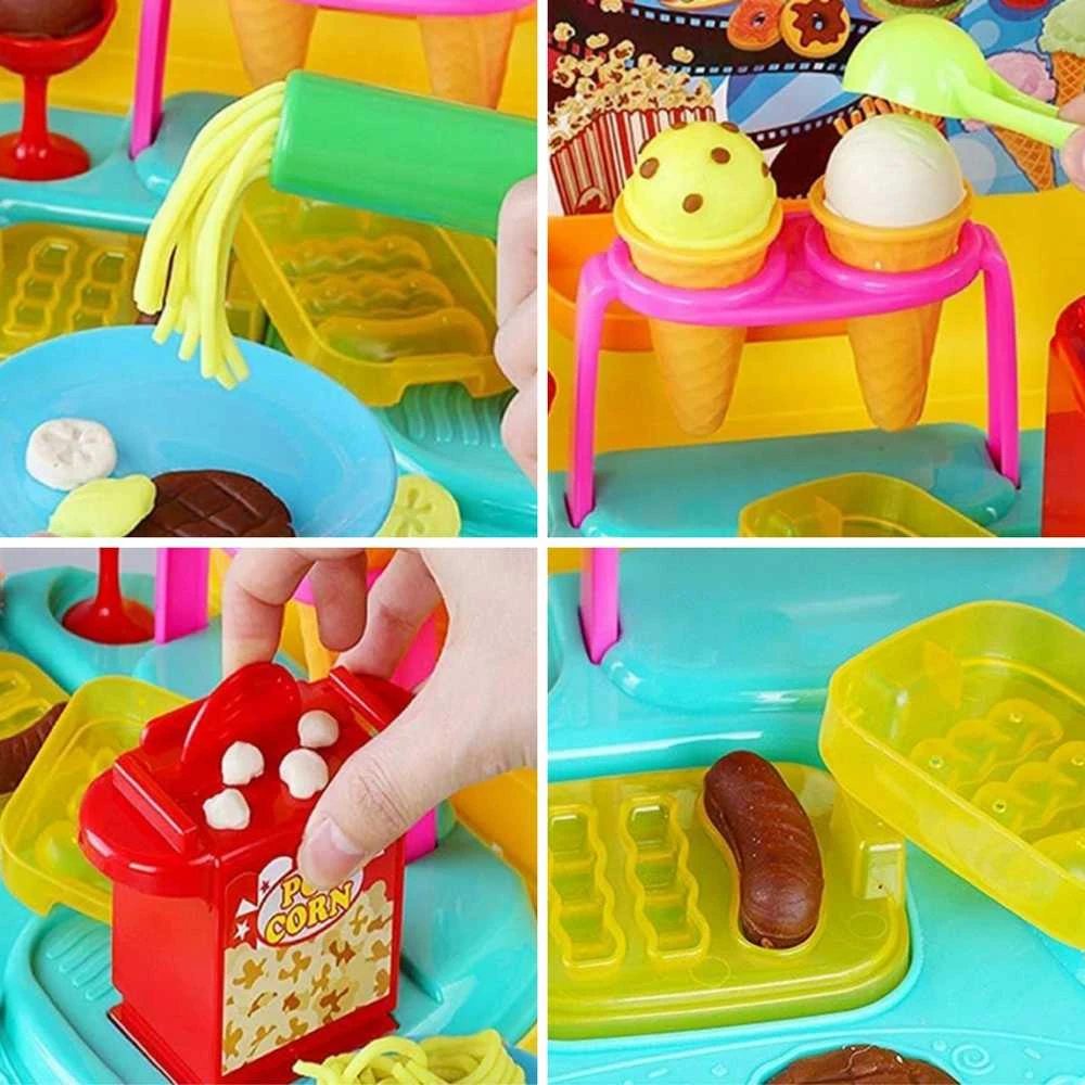 Užkandžių gaminimo rinkinys su plastilinu Woopie
