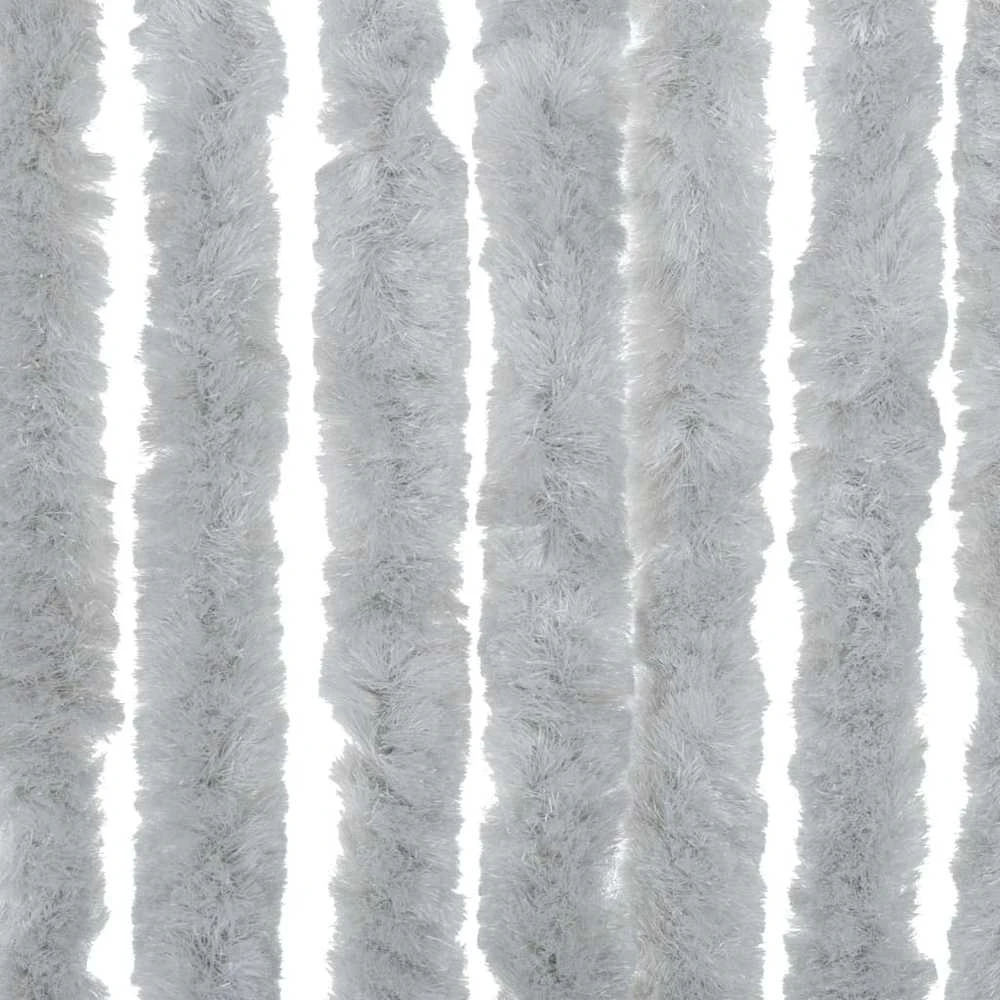Užuolaida nuo musių, pilkos spalvos, 90x220cm šenilis