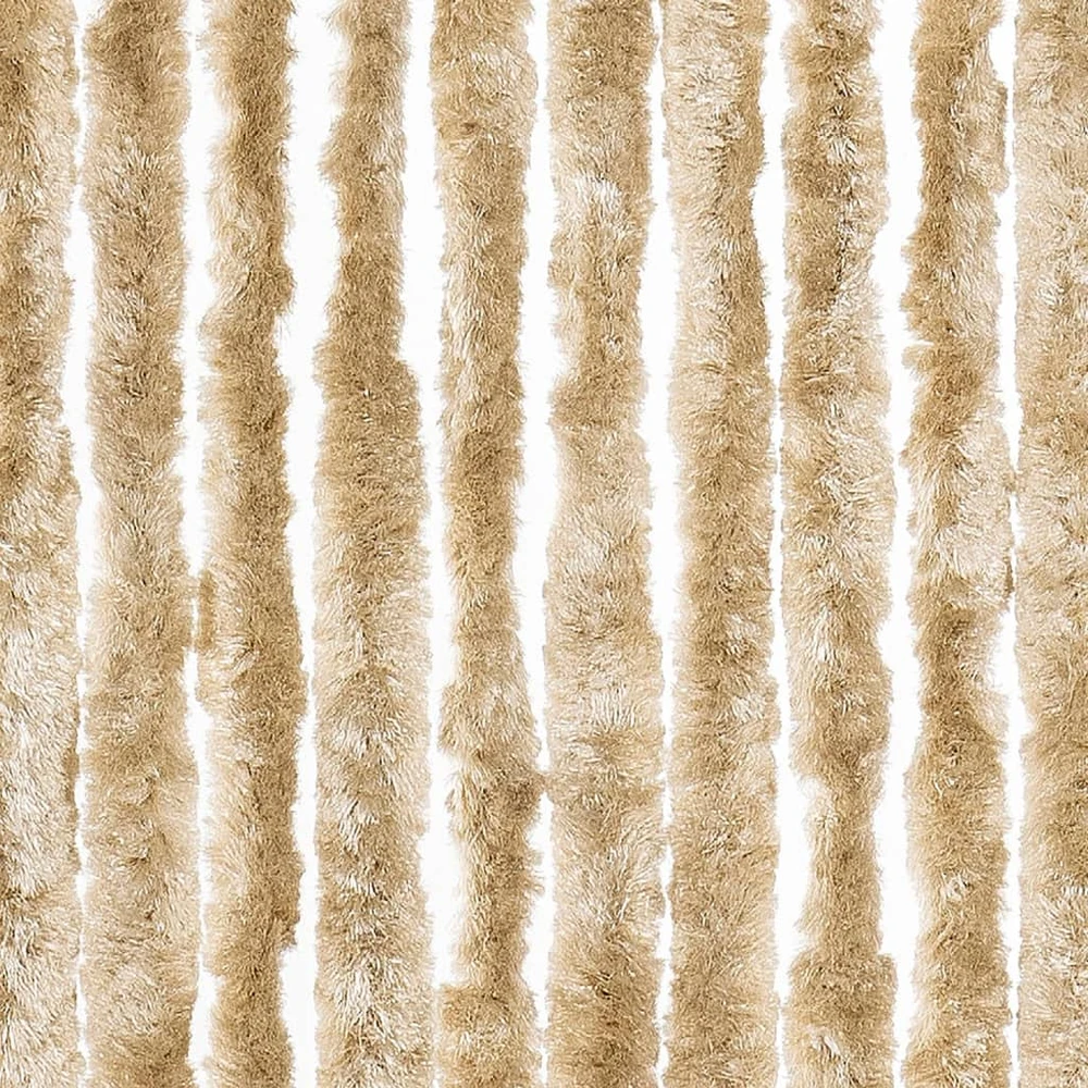 Užuolaida nuo musių, smėlio spalvos, 100x230cm, šenilis