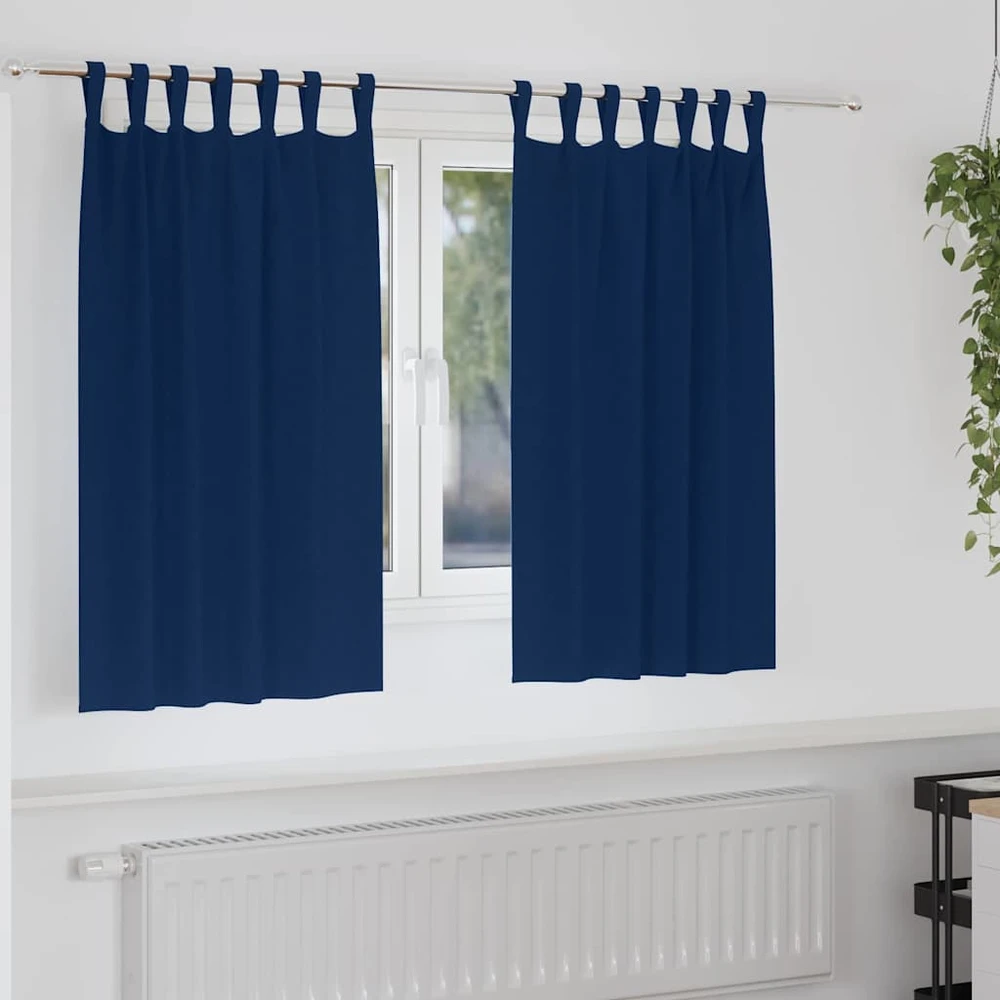Užuolaidos su žiedais, blokuojančios šviesą 2 pcs