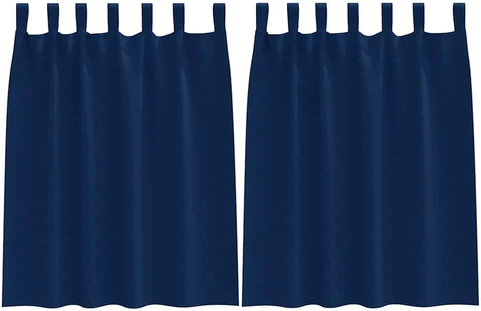 Užuolaidos su žiedais, blokuojančios šviesą 2 pcs