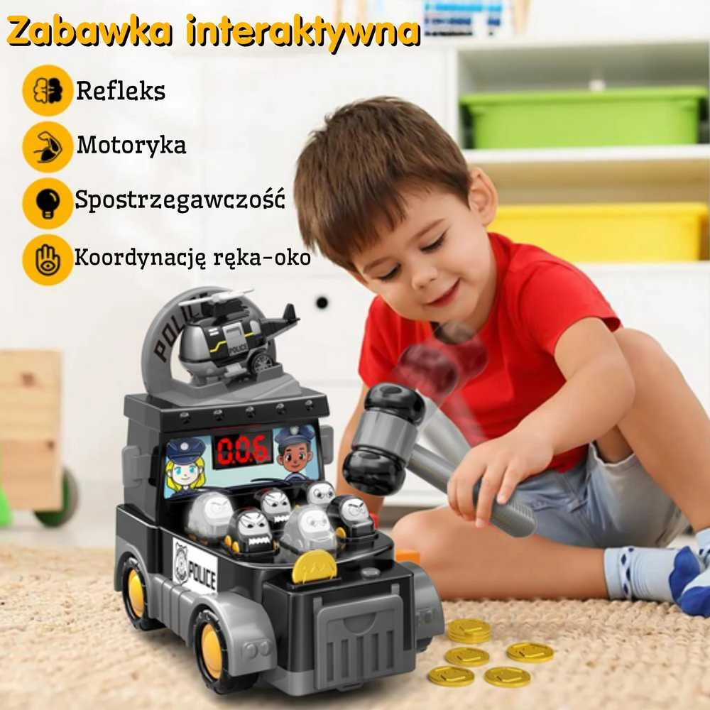 Vaikiška interaktyvi žaidimas WOOPIE Mušk Kiškutį