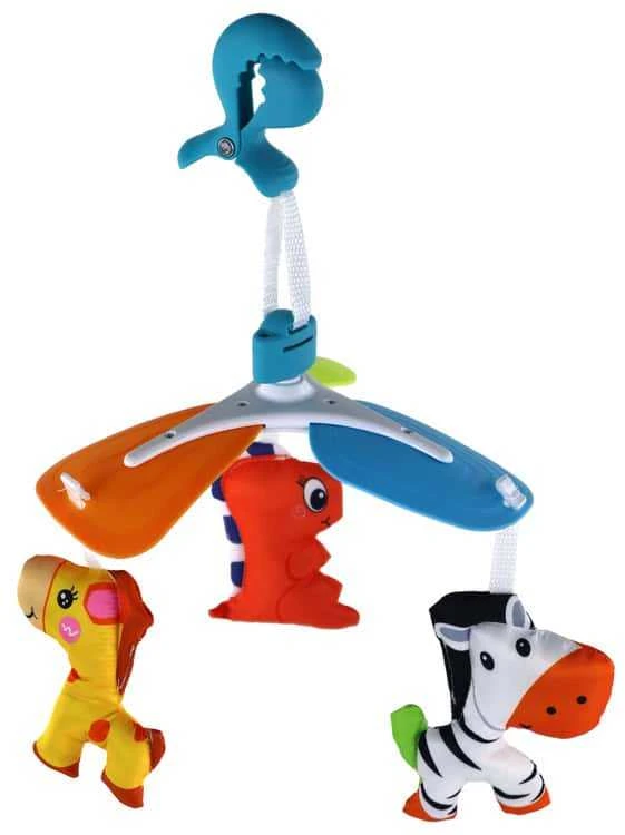 Karuzelka Pakabinama žaislų karuselė Lean Toys su segtuku