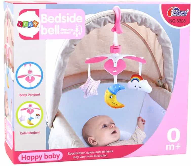 Karuzela Pakabinama kūdikių karuselė su spaustuku Lean Toys, 35x22 cm