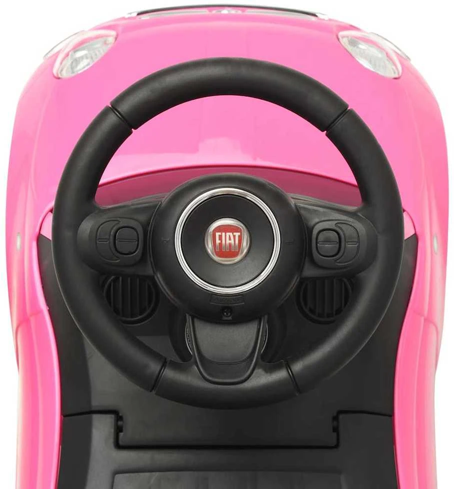 Vaikiškas automobilis Fiat 500, rožinis