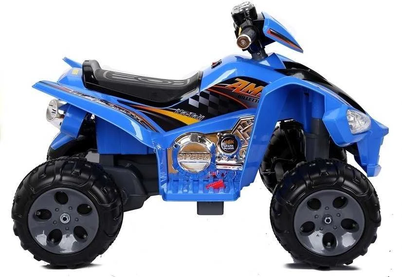 Lean Cars Mėlyna vidutinė Quad Mėlyna - elektrinė važiuojanti transporto priemonė