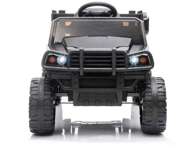Lean Cars Vaikiškas elektrinis visureigis „Farmer Pick-Up“ (modelis BDM0926, juodas)