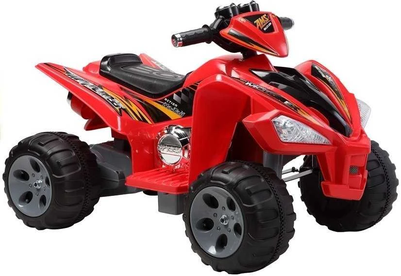 Lean Cars Vidutinio dydžio Quad Raudona - Elektrinė važiuojanti transporto priemonė