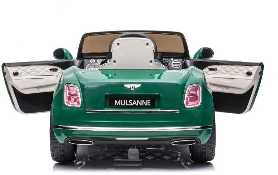 Lean Cars Vienvietis elektromobilis Bentley Mulsanne Lean Car, žalias