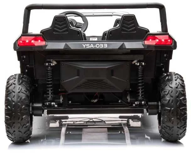 Lean Cars Elektromobilis Buggy A033 4x4 24V, baltas