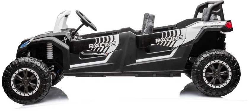 Lean Cars Elektromobilis Buggy A033 4x4 24V, baltas