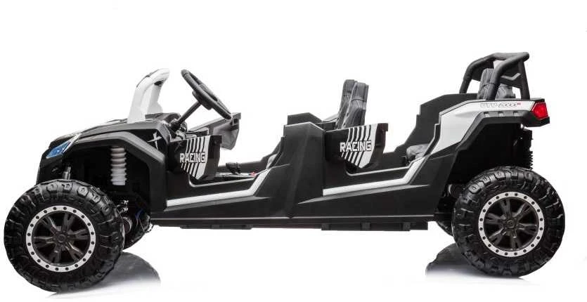 Lean Cars Elektromobilis Buggy A033 4x4 24V, baltas