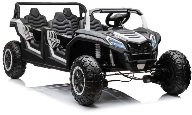 Lean Cars Elektromobilis Buggy A033 4x4 24V, baltas