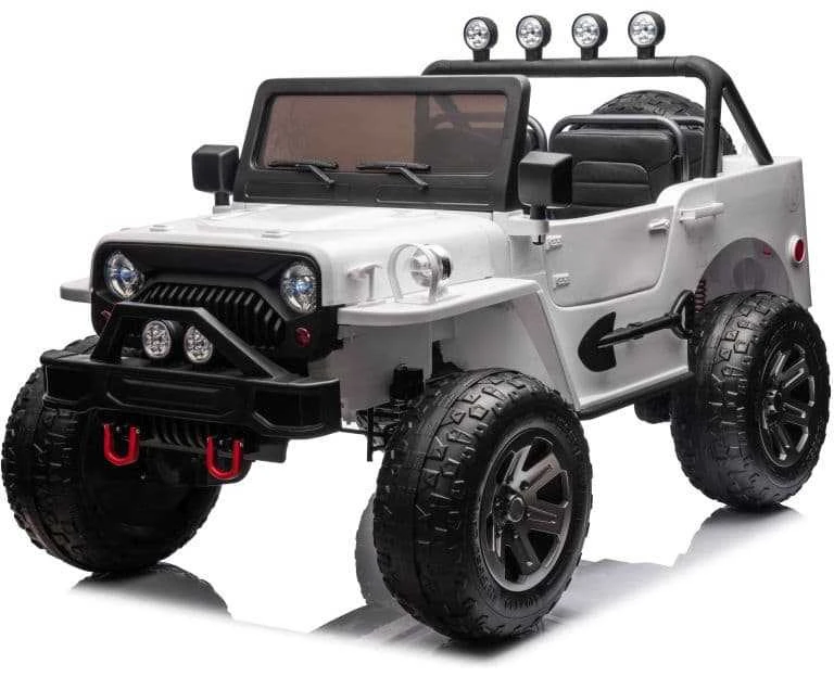 Lean Cars Akumuliatorinis automobilis vaikams Star JH-102, baltos spalvos