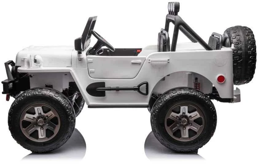 Lean Cars Akumuliatorinis automobilis vaikams Star JH-102, baltos spalvos