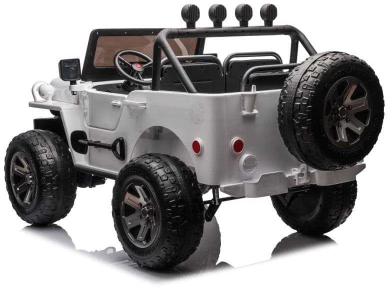 Lean Cars Akumuliatorinis automobilis vaikams Star JH-102, baltos spalvos