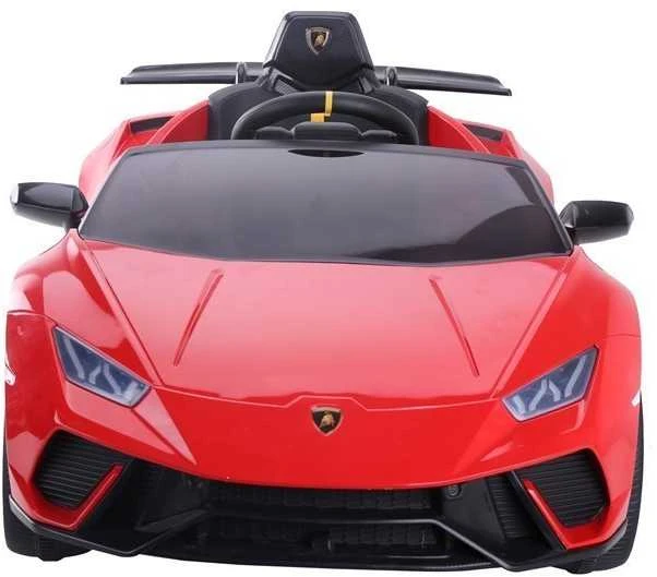 Lean Cars Vienvietis elektromobilis vaikams Lamborghini Huracan, raudonas