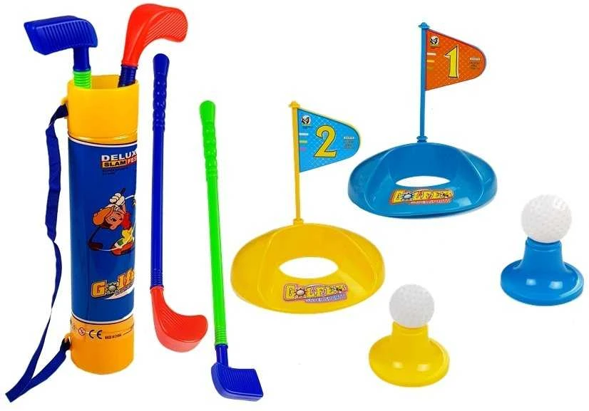 Lean Toys Vaikiškas golfo žaidimo rinkinys