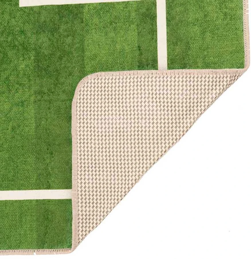 Vaikiškas kilimas, žalias, 160x230cm, futbolo aikštelė