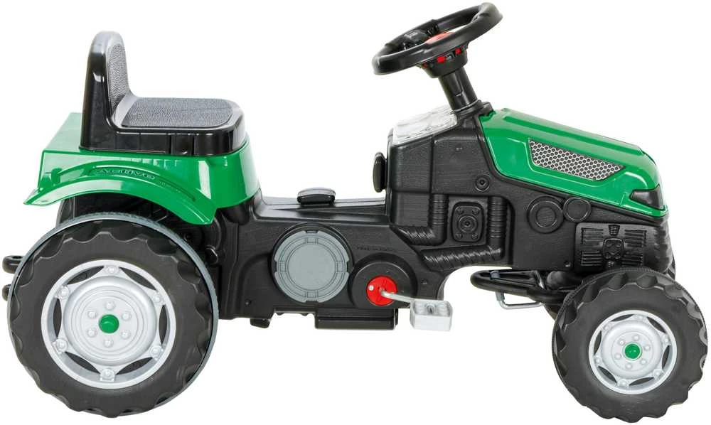 Vaikiškas pedalinis traktorius WOOPIE Farmer GoTrac su tyliais ratais