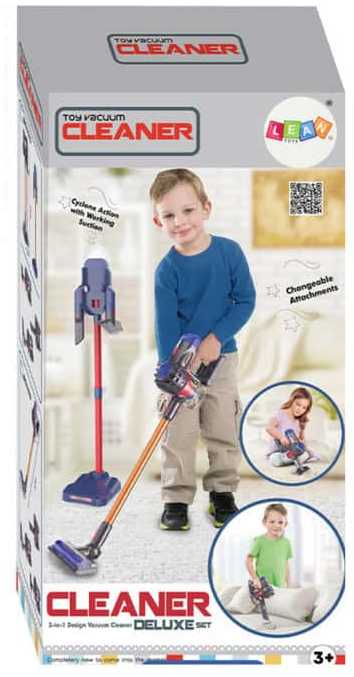 Lean Toys Žaislinis dulkių siurblys vaikams su šviesomis ir garsais