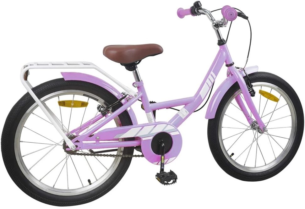 Vaikų Dviratis 18 Colių 5-7 metų vaikams Violetinė