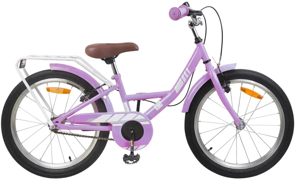 Vaikų Dviratis 18 Colių 5-7 metų vaikams Violetinė