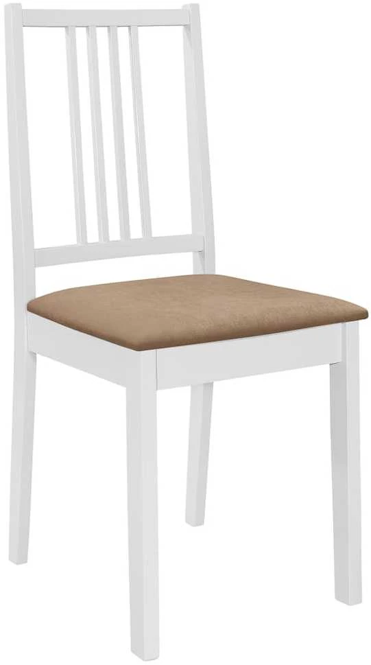 Valgomojo baldų komplektas, 3d., baltos sp., MDF