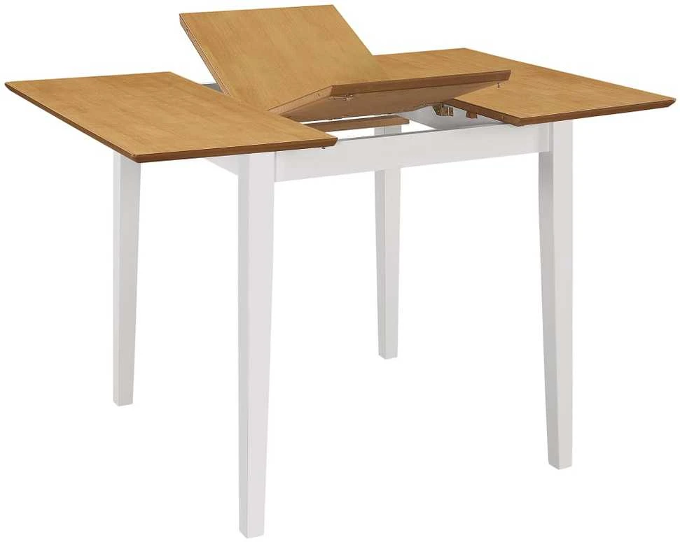 Valgomojo baldų komplektas, 3d., baltos sp., MDF