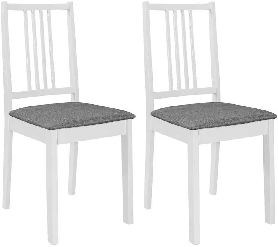 Valgomojo baldų komplektas, 3d., baltos sp., MDF
